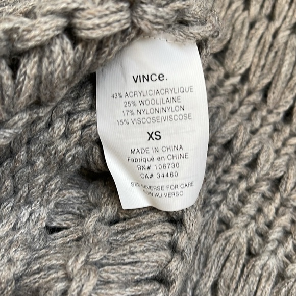 VINCE Open Weave Knit Sweater - Picture 9 of 9
